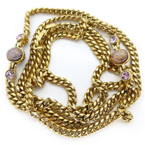 givenchy runway necklace vintage